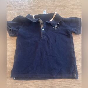 Burberry Kids Navy Polo Shirt